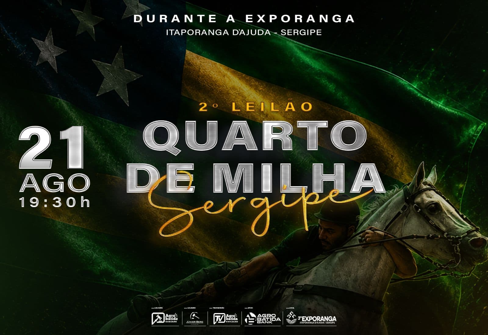 2º LEILÃO QUARTO DE MILHA SERGIPE AGROBATIDA