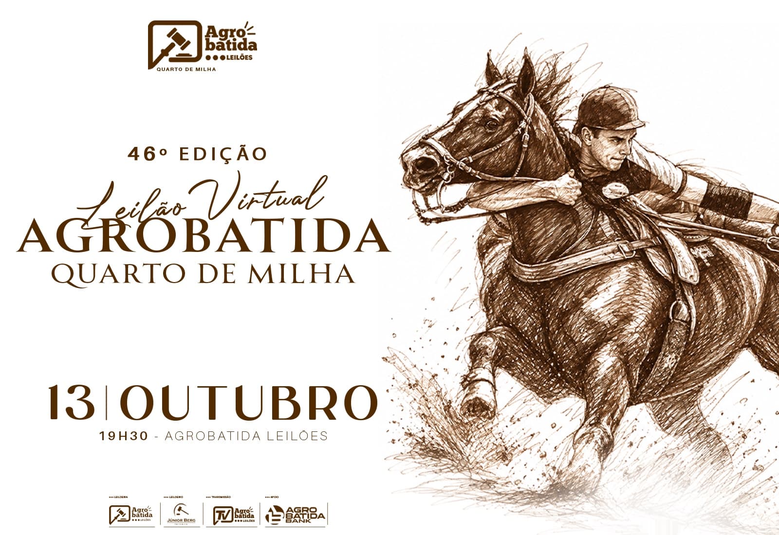 46° LEILÃO VIRTUAL AGROBATIDA QUARTO DE MILHA