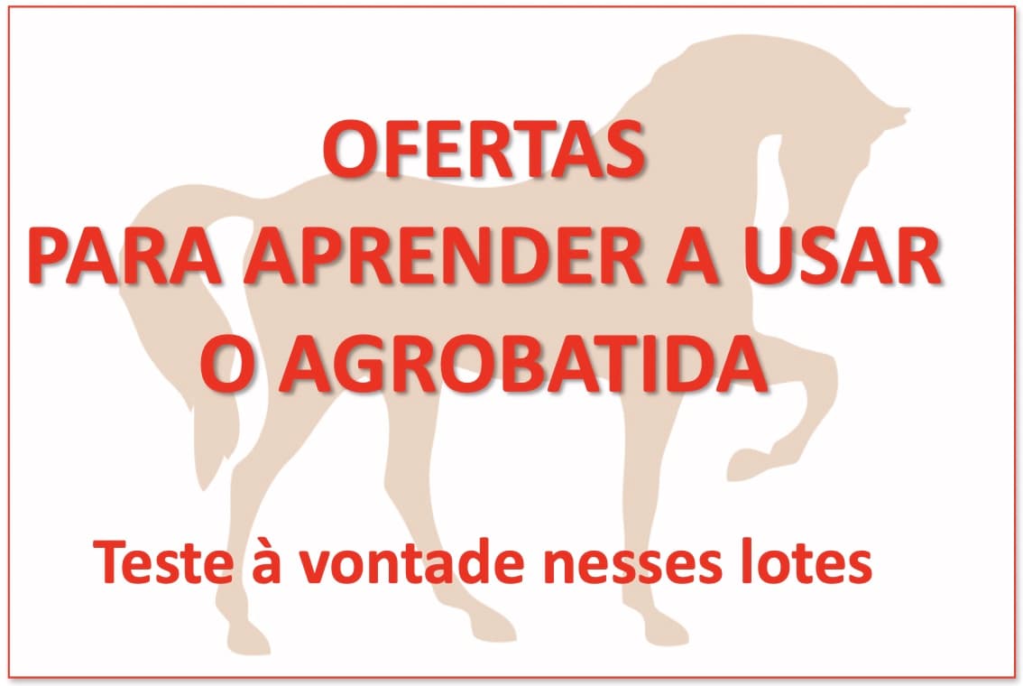 OFERTAS PARA VOCÊ APRENDER A USAR O AGROBATIDA